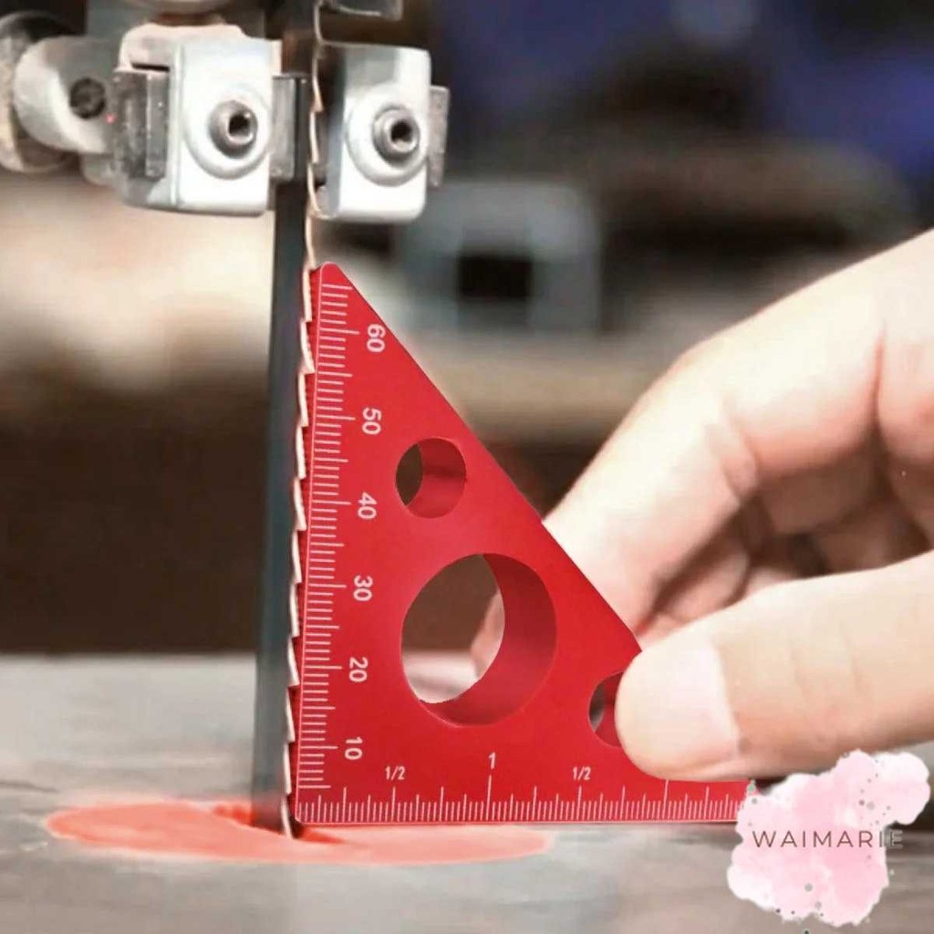 

KETIPED Penggaris Siku Mistar Thickened Triangle Ruler Aluminium Alloy - INU31