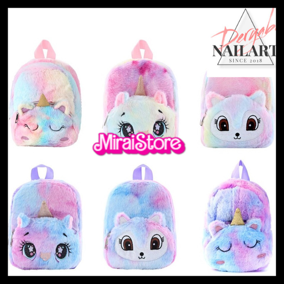 tas anak perempuan/tas anak perempuan bulu/tas anak sekolah tk/tas sekolah anak perempuan