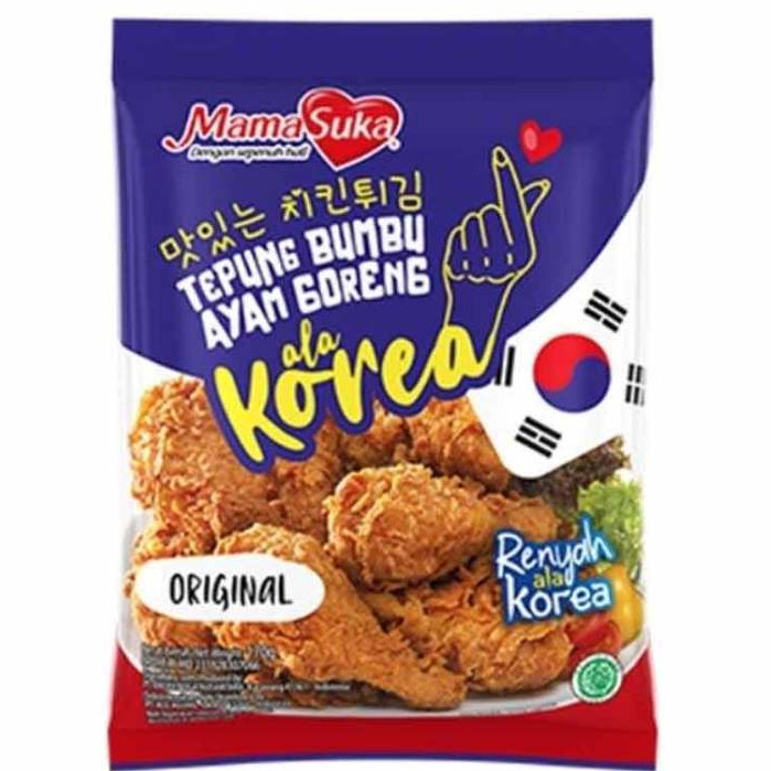 

mamasuka tepung bumbu ayam goreng korea 170 gr