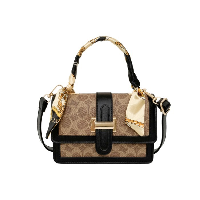 Tas Fashion ORI impor Cewe COC LX SYAL Handbag Wanita Bisa Slempang - COCLX_HITAM