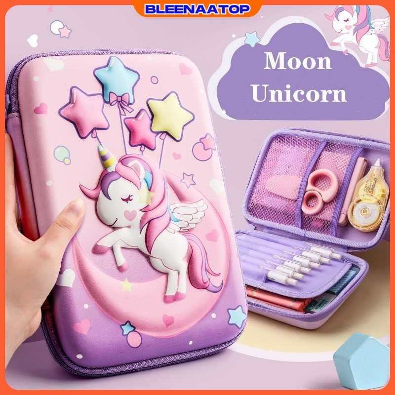

Tempat Pensil Anak Unicorn Pencil Case Pouch Stationery - A1