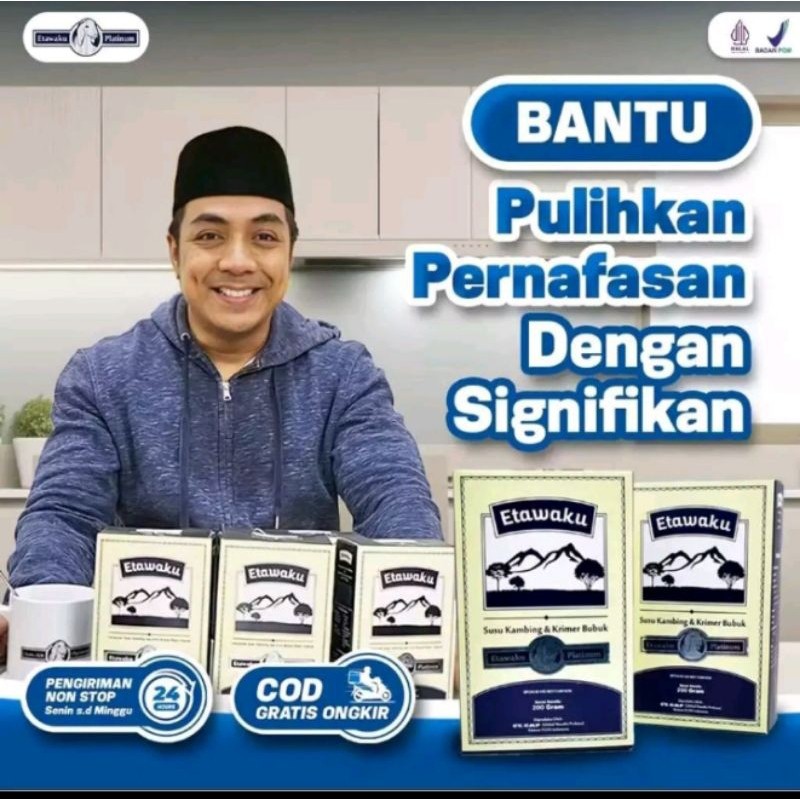 

Etawaku Platinum Susu Kambing Etawa Untuk Nyeri Tulang Sendi dan Sesak 1 Box