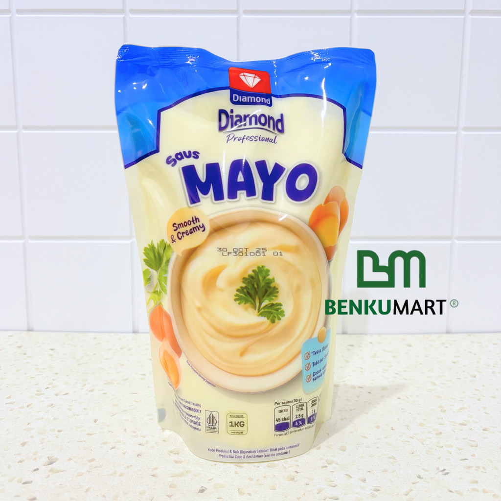 

Diamond Saus Mayo 1 Kg – Mayonnaise Ekonomis untuk Usaha Kuliner / Horeka