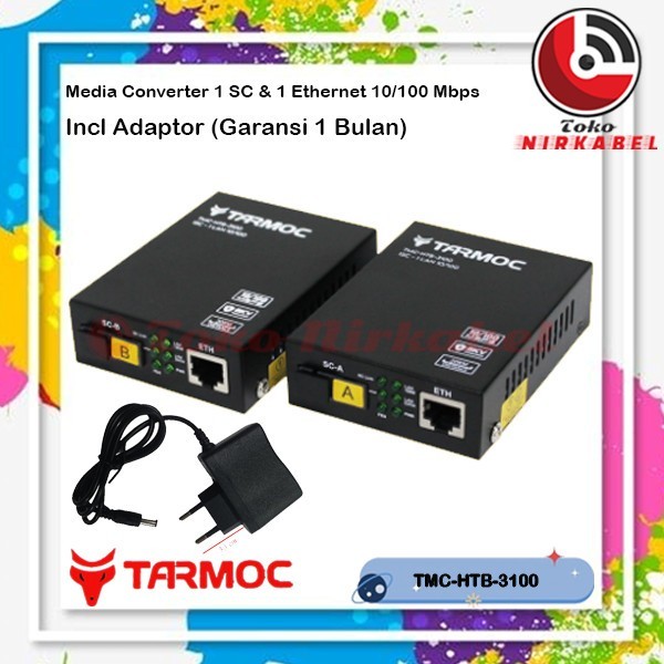 NetLink HTB3100 AB HTB3100AB HTB 3100AB Singlemode Media Converter - Tarmoc HTB3100New
