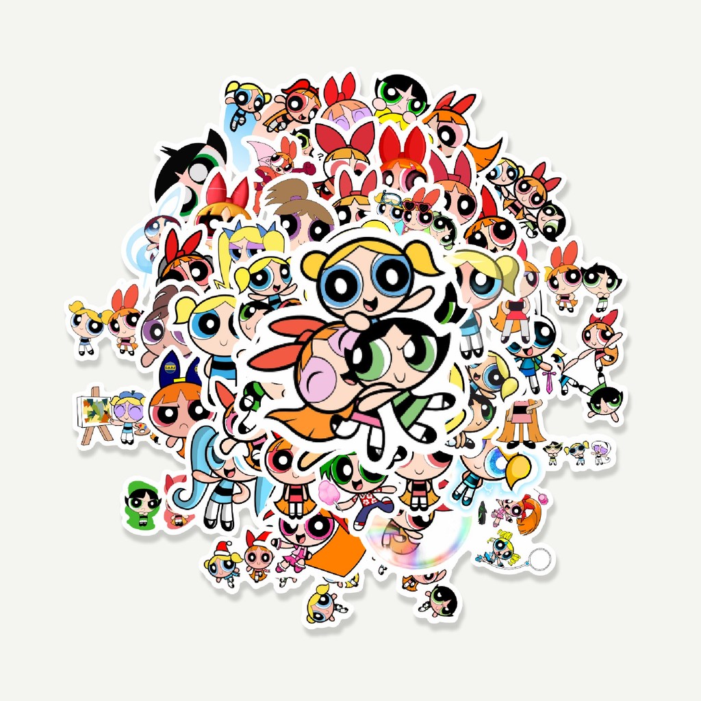 

Sticker Pack Sticker Kartun The Powerpuff Girls Sticker | Sticker TUMBLR | Stiker LAPTOP KOPER HELM
