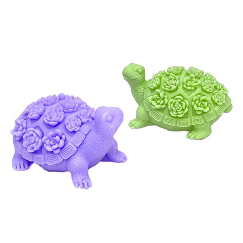 

Large 3D Turtle Silicone Mould DIY Turtle Candle Soap Gypsum Handicraft Resin Cement Casting Mold Animal Art Making Tools