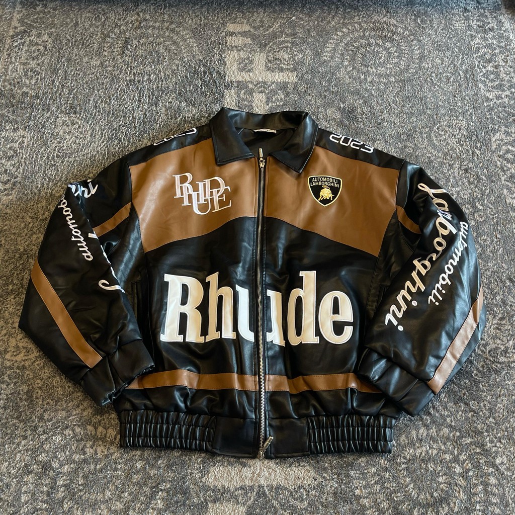 Bomber Jacket Rhude Lamborghini Leather