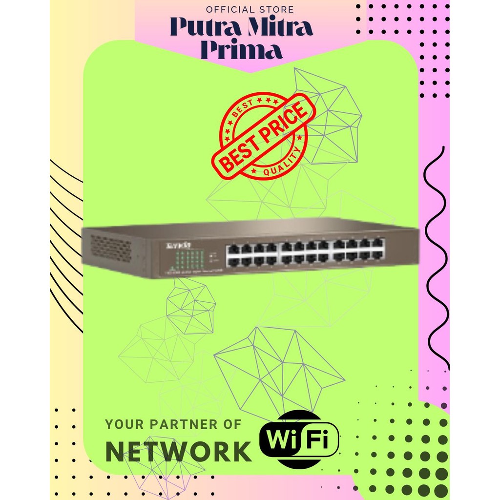 TENDA TEG1016M SWITCH HUB 16 PORT GIGABIT
