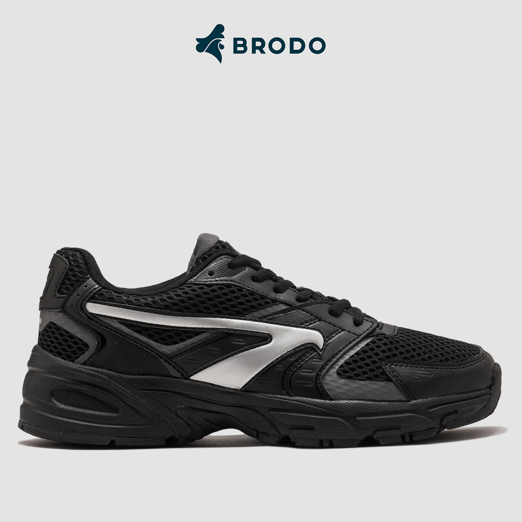 BRODO - Sneakers Ace Neptune Charcoal Silver BS