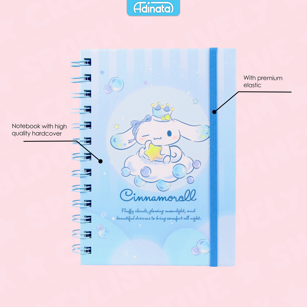 

Cinnamoroll B6 Notebook 2517-4821 - Adinata / Buku Catatan / Memo