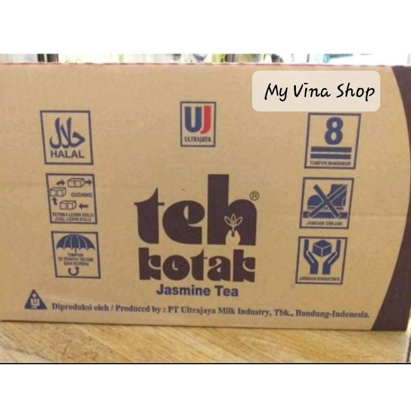 

TEH KOTAK 300ml KARTONAN / Jasmine Tea Ultrajaya isi 24 pcs