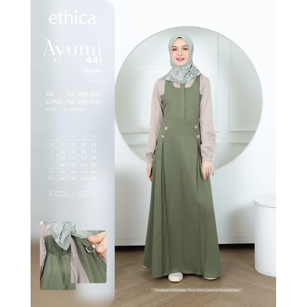 ETHICA GAMIS DEWASA AYUMI 441 GREEN