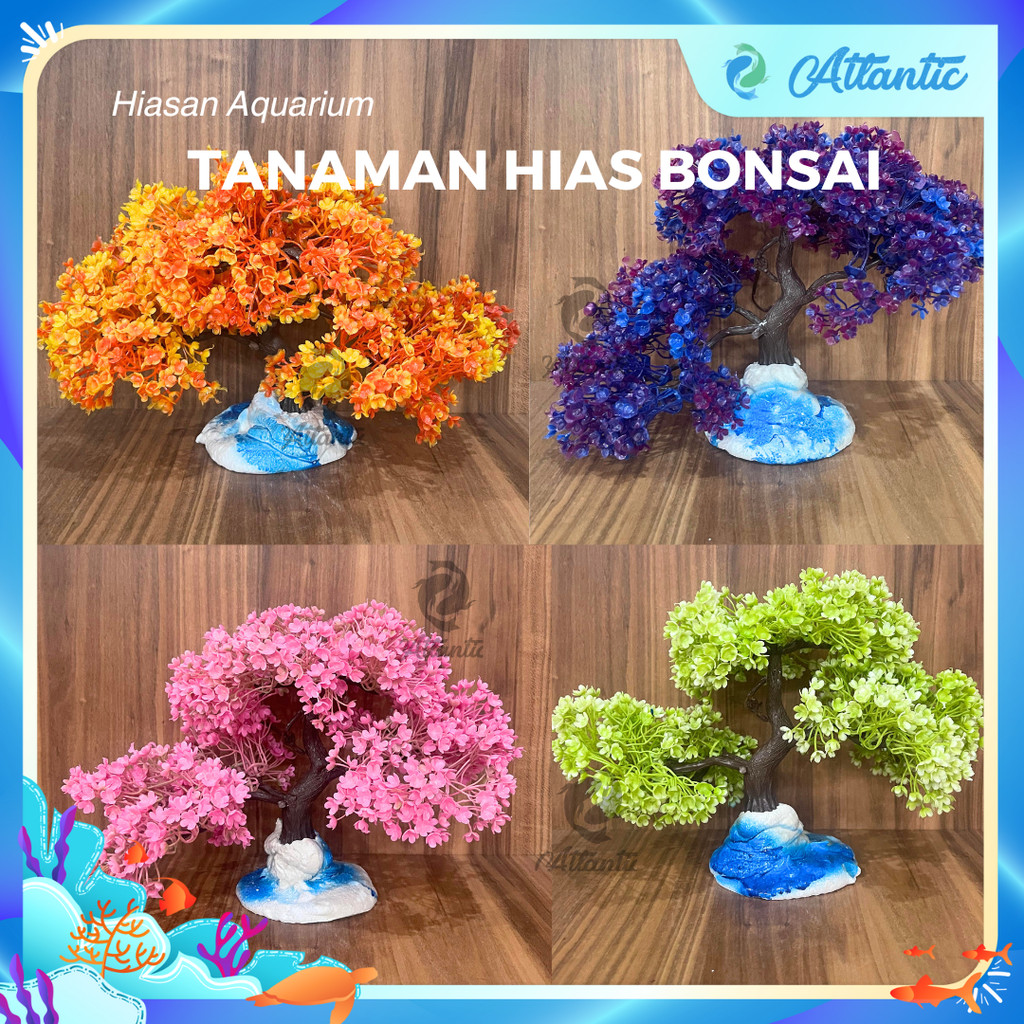 Tanaman Bonsai Hias Plastik Pot Dekorasi Rumah Tanaman Plastik Tanaman Hias