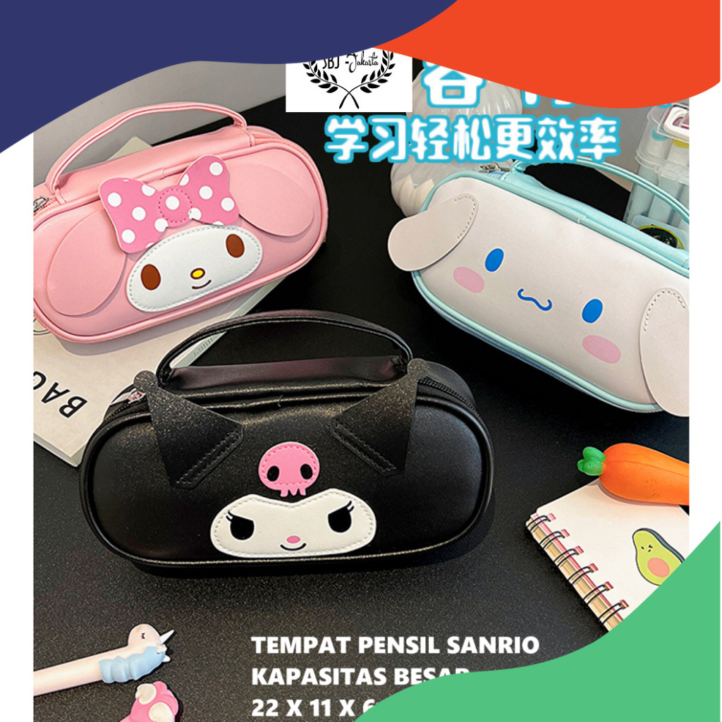 

COD Kotak pensil tempat pensil multifungsi Sanrio series kapasitas besar ORIGINAL LISENSI SANRIO HOTT