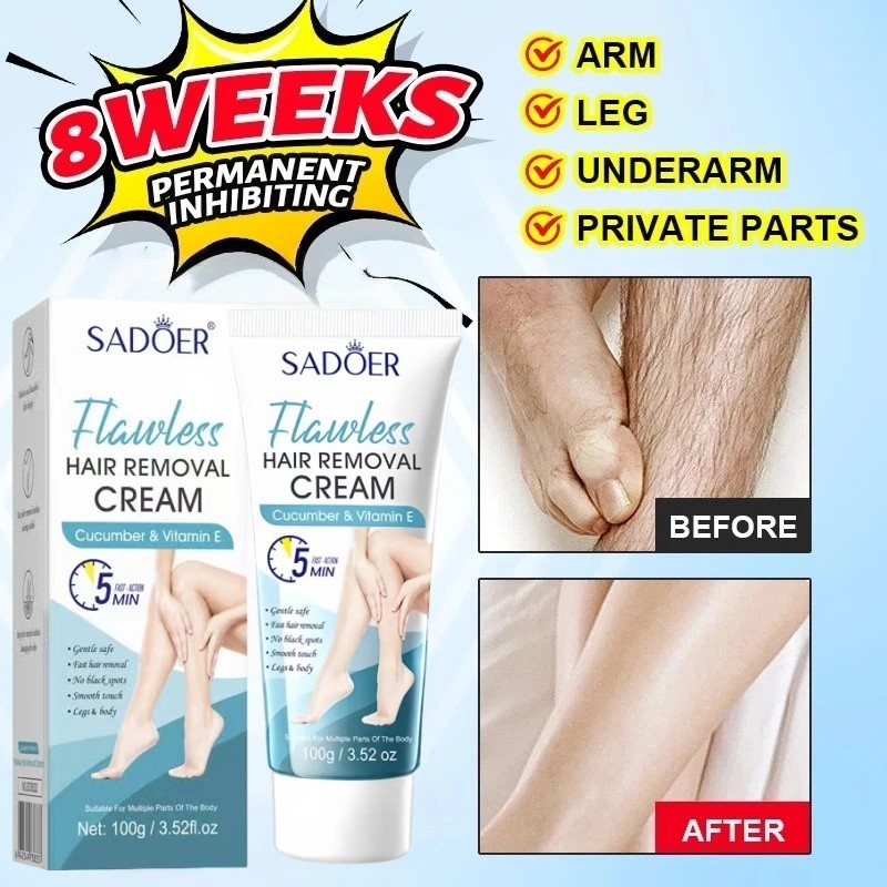 SADOER PERONTOK BULU KETIAK PERONTOK BULU KAKI painless hair removal cream underarm Hair Removal Cre