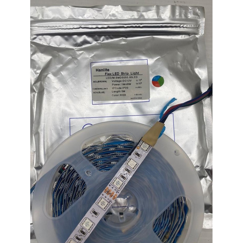 Led Strip 12V IP20 60LED 8W HL LED STRIP RGB SMD 5050 60LED 12V IP20 RGB