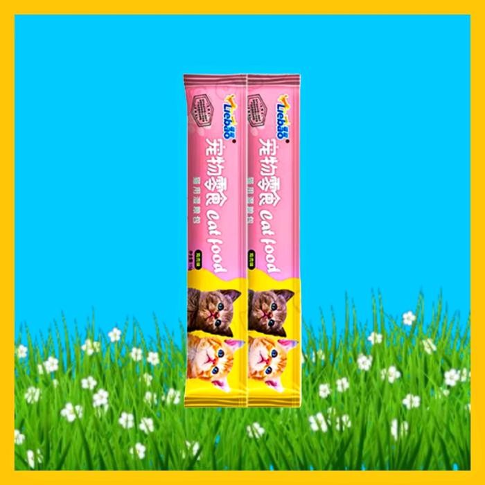 

LIEBAO CREAMY CAT FOOD 15gr Snack Kucing Kitten Adult Cemilan Kucing Makanan Basah Kucing Kecil - LIEBAO = Ayam