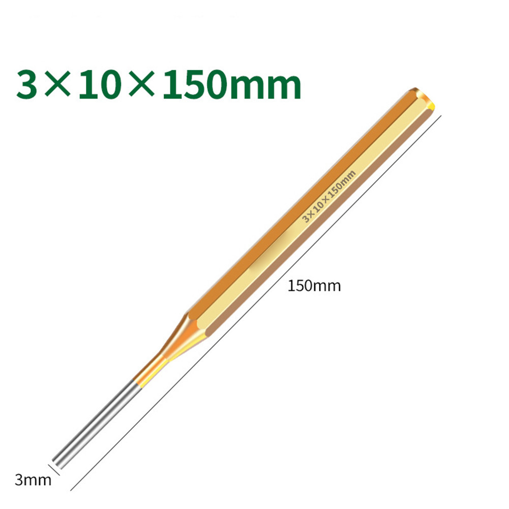 

1pc 2mm-10mm Brass Roll Pin Pun Tool Remover Hand Tool 150mm Heavy Duty isel Cone Pun Ma inery Maintenance Tools