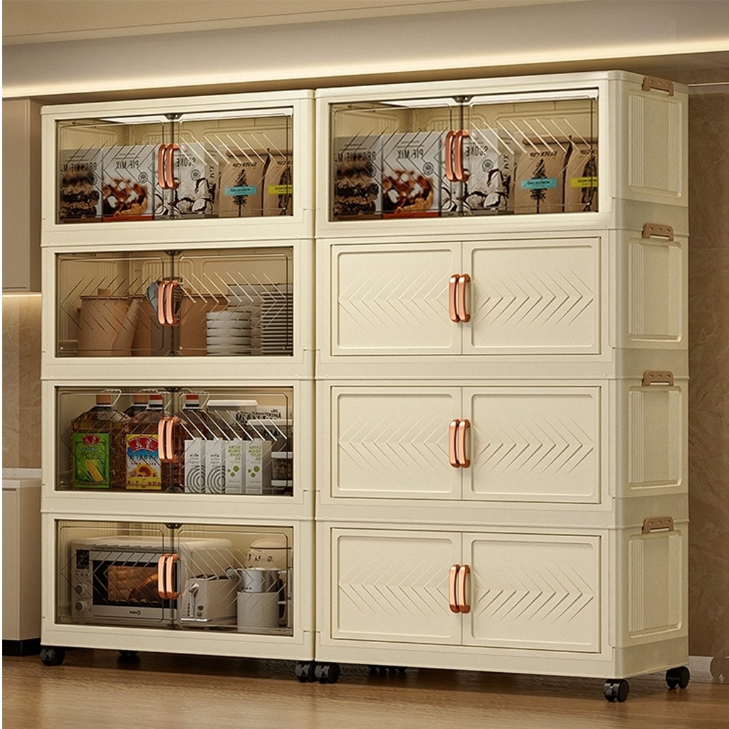 Lemari Lipat Plastik Susun/Wardrobe Storage/Lemari Plastik Baju/Lemari Pakaian Ekstra Besar