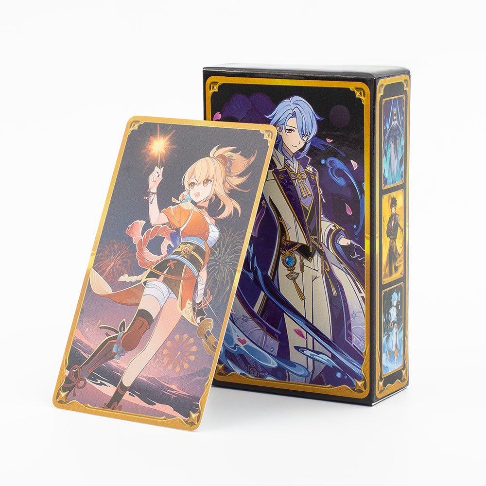 

Anime Game Genius Invokation TCG 65Pcs/Set Hot 9.5*5.5cm Collectible Card Collection for Desktop Gaming