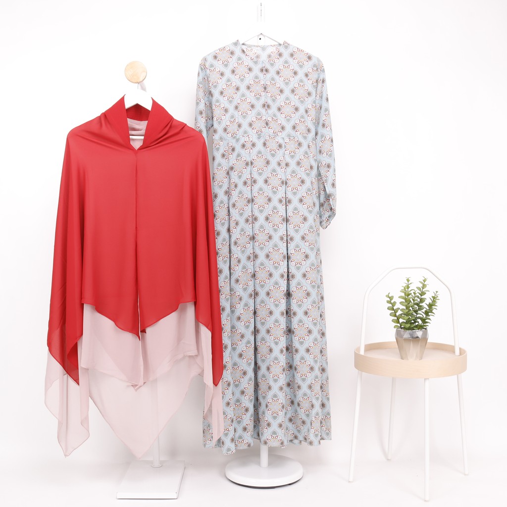 Prive Scarf - Dress Prive Ameera 02 Set Khimar Syari Premium by Nadiya