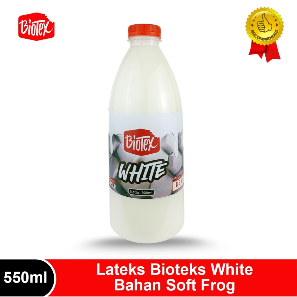 

Lateks Biotex White Bahan Bikin Soft Frog 550 Ml