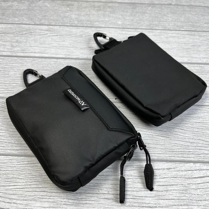 NEZORERO - Pouch Wallet Dompet STNK Koin Dompet ATM Tas Kecil Pinggang Pocket Pria Wanita Tas Rahul 