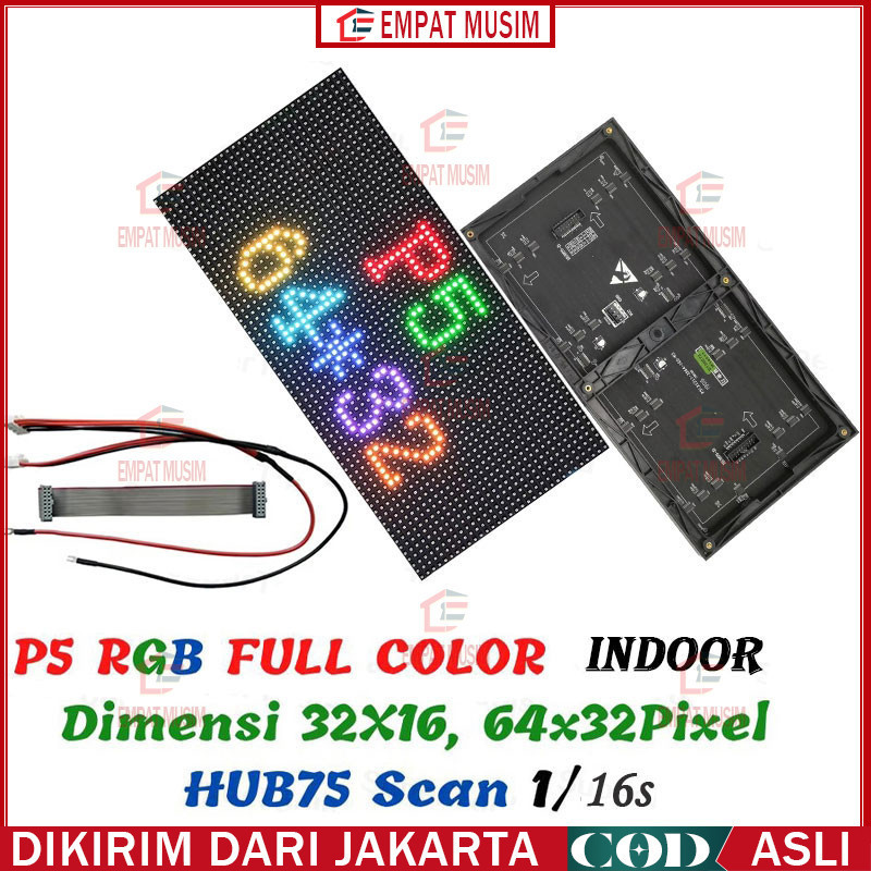 Panel Module Led P5 RGB/Full Color Outdoor SMD Running Text/Panel Module LED P5 Running Text SMD RGB