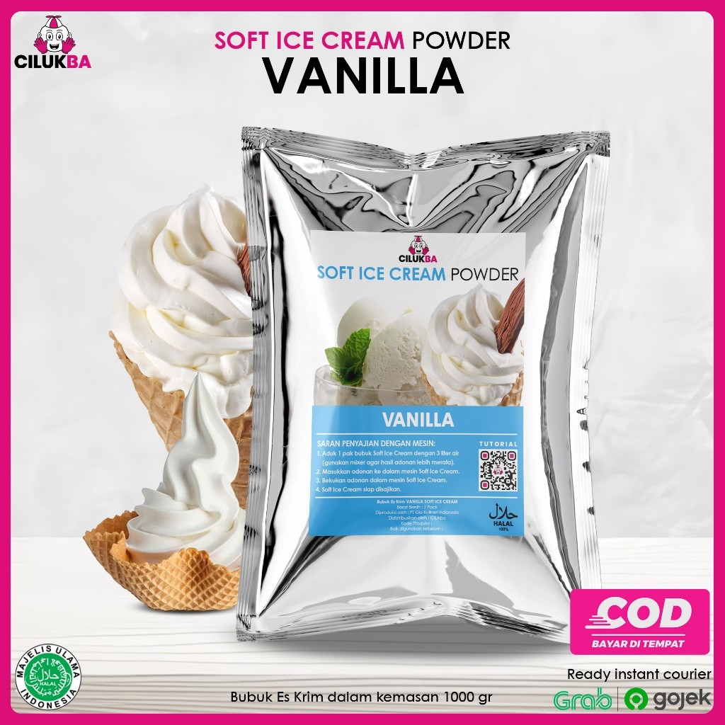 

Cilukba Bubuk Soft Ice Cream Vanilla 1kg / Pembuatan Dengan Mesin