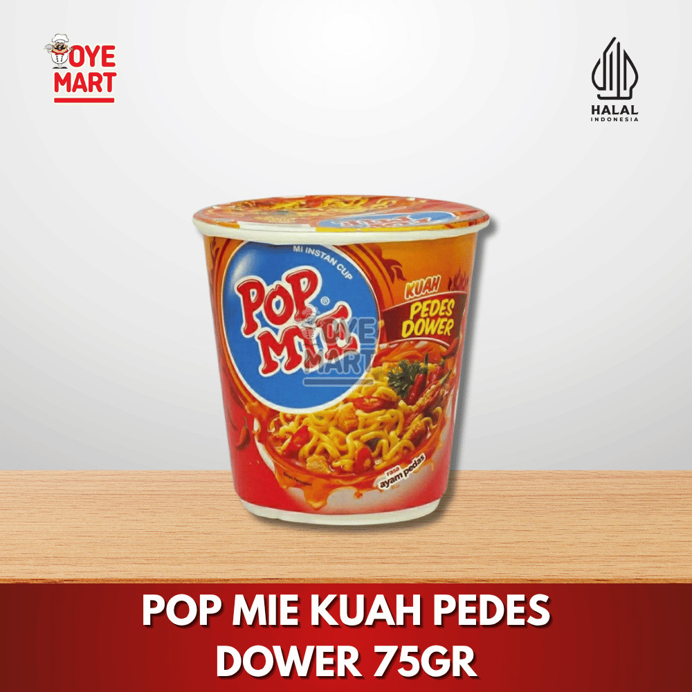 

POP MIE KUAH PEDES DOWER 75GR