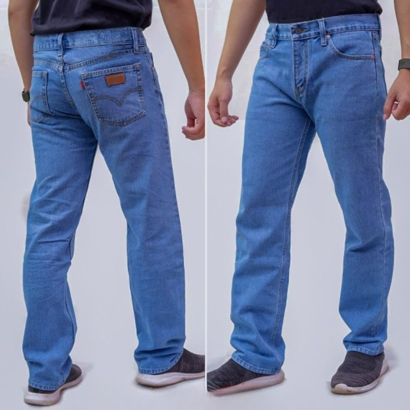 TERKINI Celana Jeans Panjang Pria Celana Jeans Standart Jeans Regular Pria Standar TERKINI