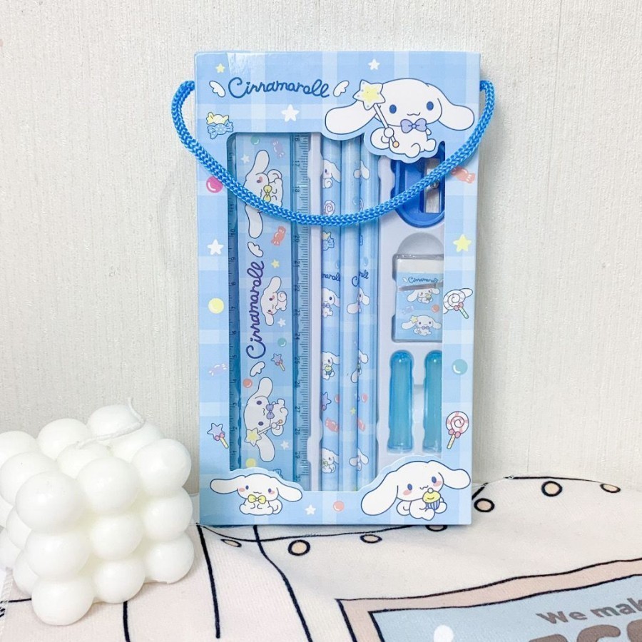

DoaIbu Set Alat Tulis Anak 8 in 1 Motif Labubu Capybara Sanrio Stationary Set Perlengkapan Sekolah