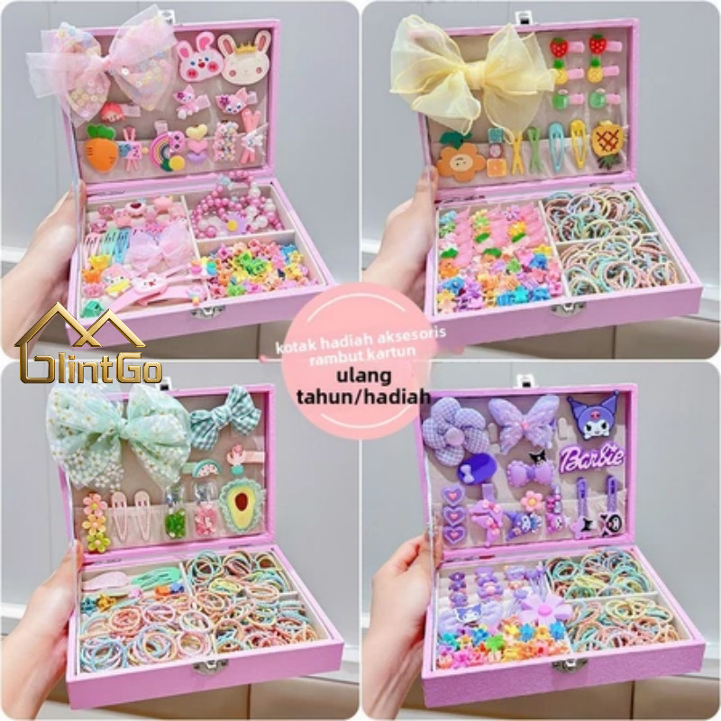 Hampers Anak Ikat Rambut Jepit Rambut Aksesoris Rambut Anak Set Aksesoris Aksesoris Rambut