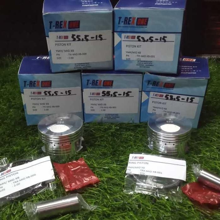 PISTON MIO XB 53,5MM 55,5MM/SEHER BORE UP HARIAN MIO XB 130CC 53,5MM 55,5MM T-REK