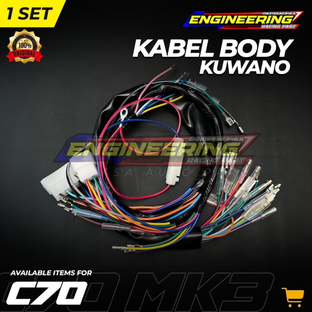 KABEL BODY HONDA C70 MK3/KABEL BODY SET HONDA C70 MK3 KUWANO