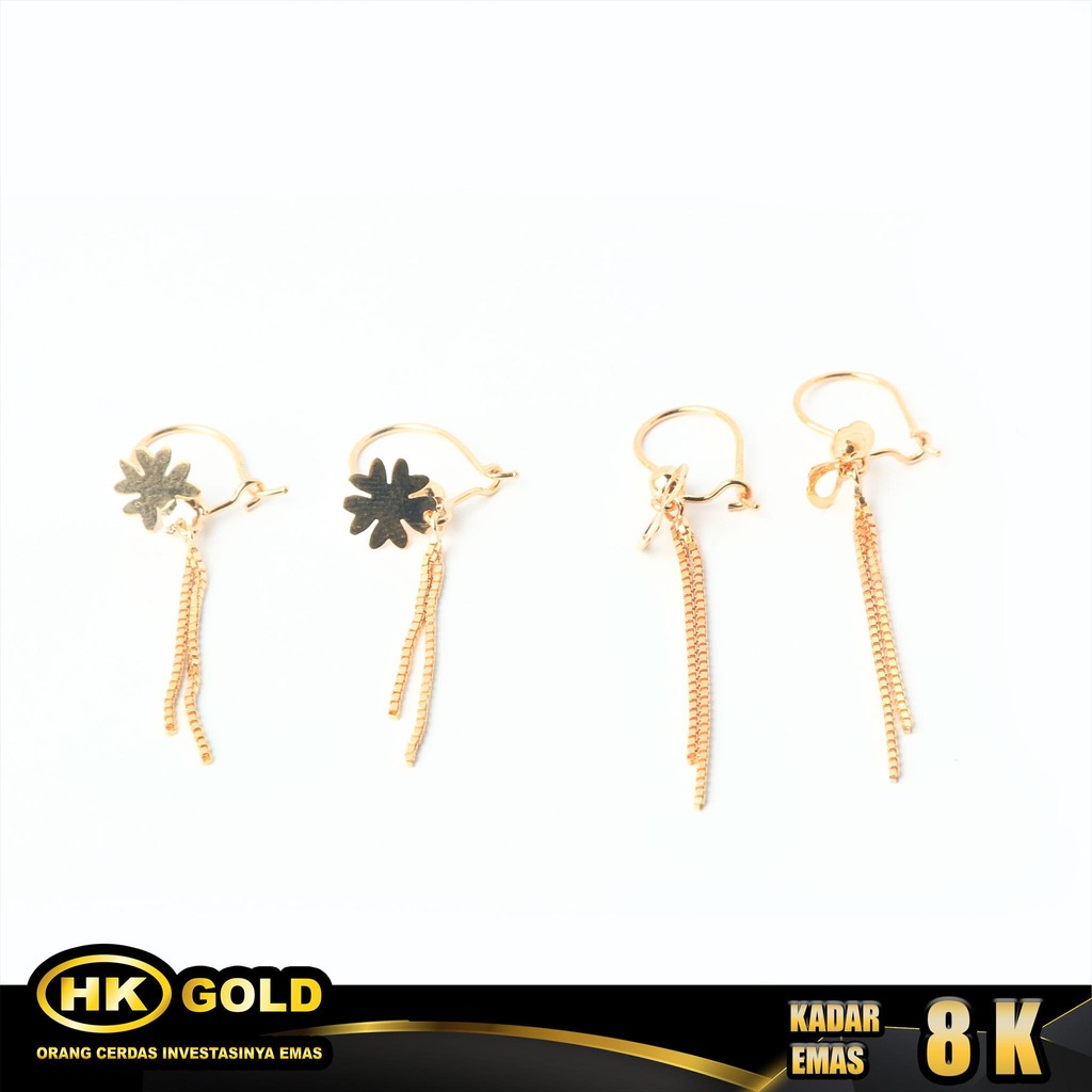 HK MUSTIKA GOLD - ANTING EMAS 8K - TYPE 212