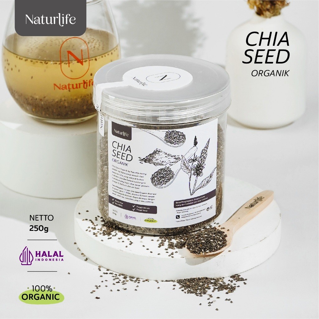 

NEW CHIA SEEDS 250G / CHIA SEEDS ORGANIC / CHIA SEEDS UNTUK DIET / CHIASEEDS BOTOL / CHIA SEED FRESHLY / CHIA SEED PREMIUM / CHIASED ORGANIK NATURLIFE NUTRILOGY OFFICIAL BEORGANIK NUTRIFARM DARI BUMI / / CHIA SEEDS ORGANIC 500 GRAM / CHIA SEED 1000 GRAM /