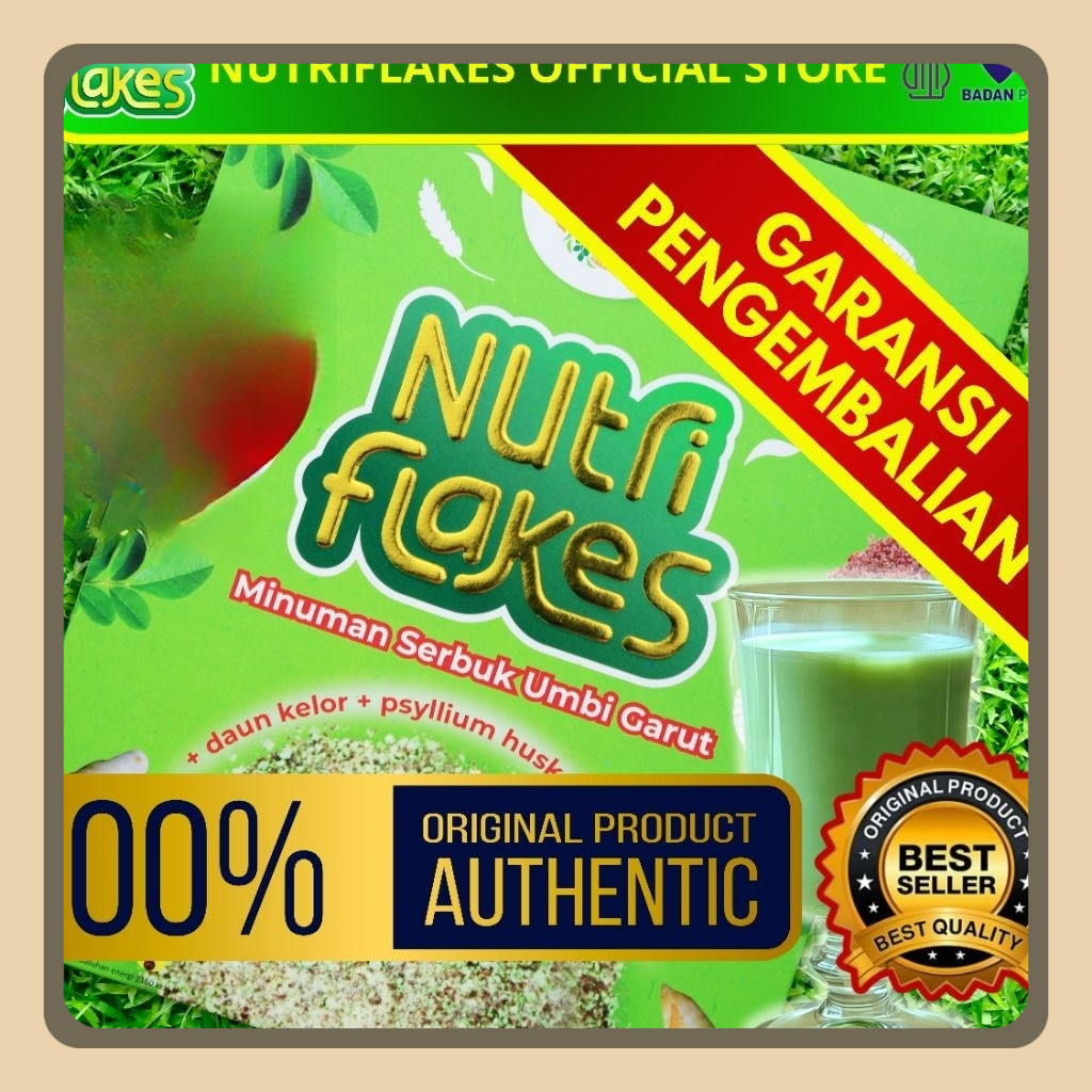 

[OFFICIAL] Nutriflakes Asam Lambung Original Official Store | Nutriflex Asam Lambung | Nutri Flakes | Nutriflek | Nutriflake | Nutriplek Asam Lambung | Sereal Umbi Garut Daun Kelor Psyllium Husk Susu Etawa Untuk Lambung Maag Gerd Diet Sehat 1 Box 280 gr