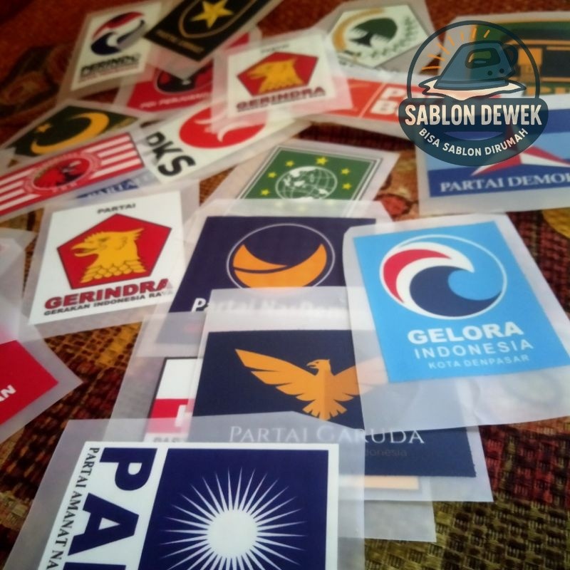 

SABLON SETERIKA LOGO PARTAI POLITIK