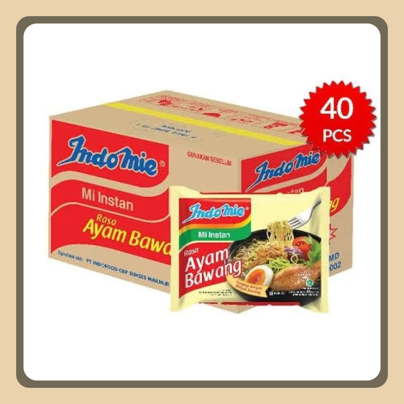 

Indomie Ayam Bawang [69 Gr]/Mie Instan 1Dus(40Pcs)