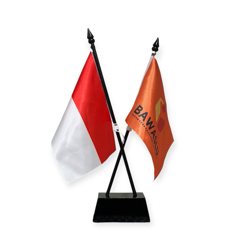 

saleLancar Jaya Advertising Bendera Meja Tiang Silang Bawaslu Set Bendera Merah Putih/Bendera Custom/Bendera Meja/Bendera Bahan Satin/Bendera Berkualitas Tinggi/Bendera Meja Tiang Kayu/Bendera Meja Tiang Silang/Bendera Meja Setterlaris