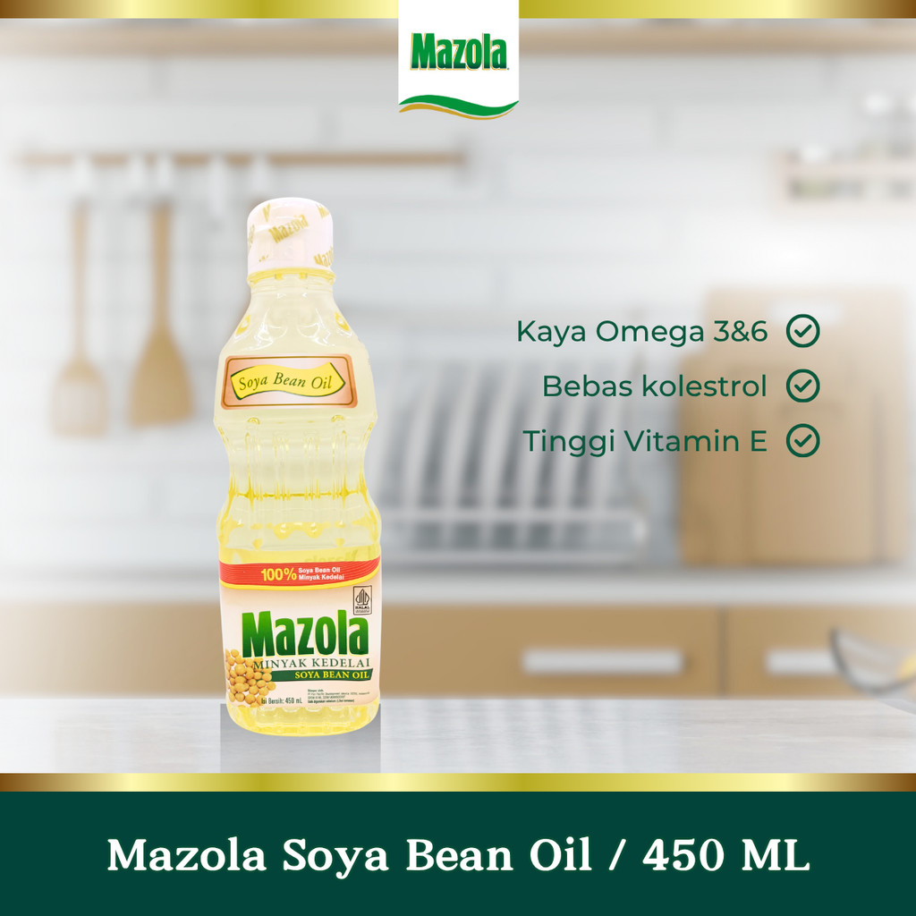 

Mazola Soya Bean Oil Minyak Kedelai 450 ml
