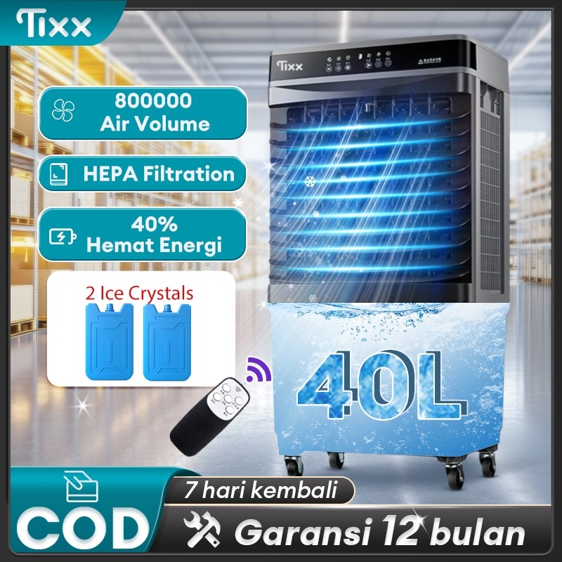 TIXX Kipas Angin Pendingin/Air Cooler Tangki Besar 40L Cold Fan Kipas Angin Dingin