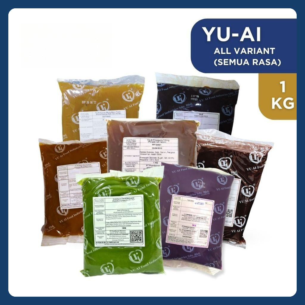 

YU-AI - Paste / Pasta Filling Mung Bean 1Kg [ALL VARIANT]
