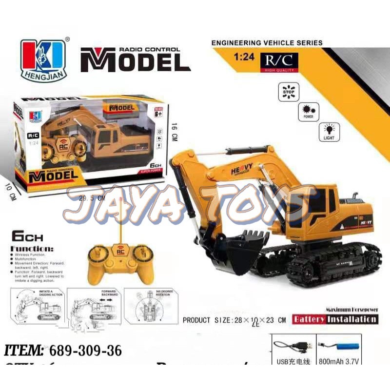 Mainan Rc Truk Excavator Remote Control Beko Konstruksi Alat Berat