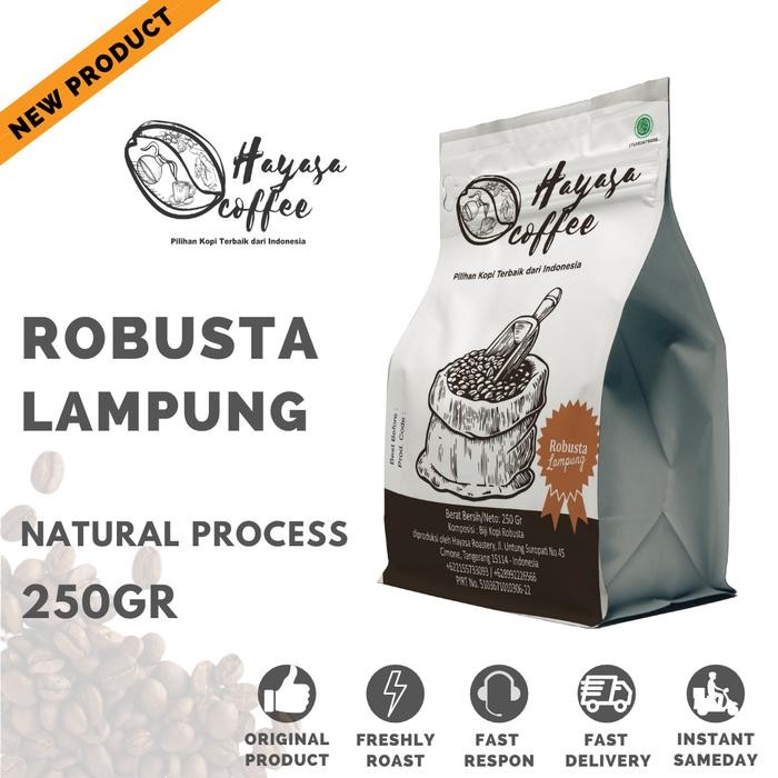 

Kopi Hayasa Lampung Robusta - 250 Gr - Biji