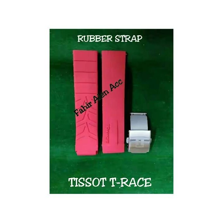 Tali Jam TISSOT T-RACE TRACE/Rubber Strap TISSOT T RACE (Merah)