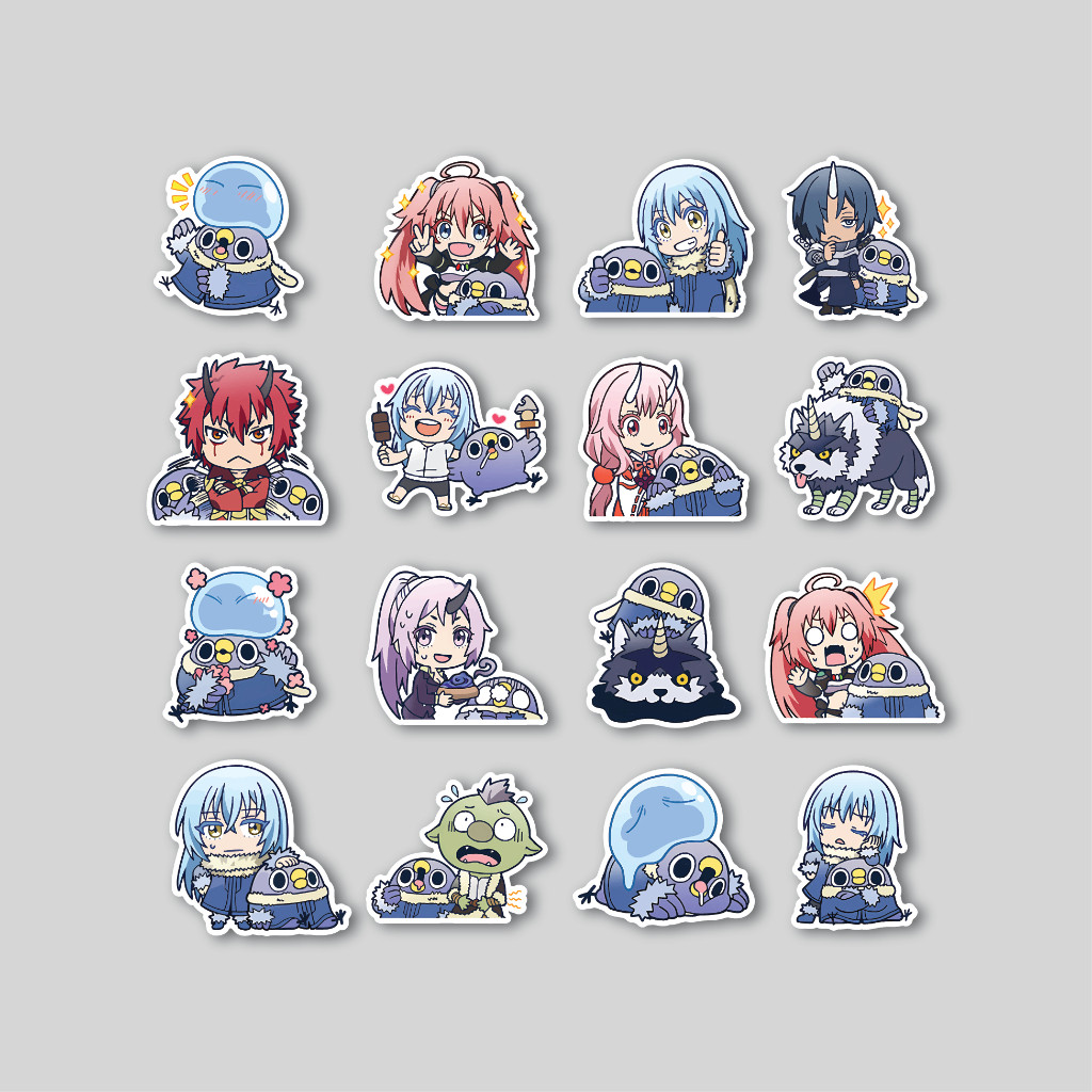 

Sticker Pack Tensura X Mentori | Sticker Tumblr | Stiker Laptop Koper Helm