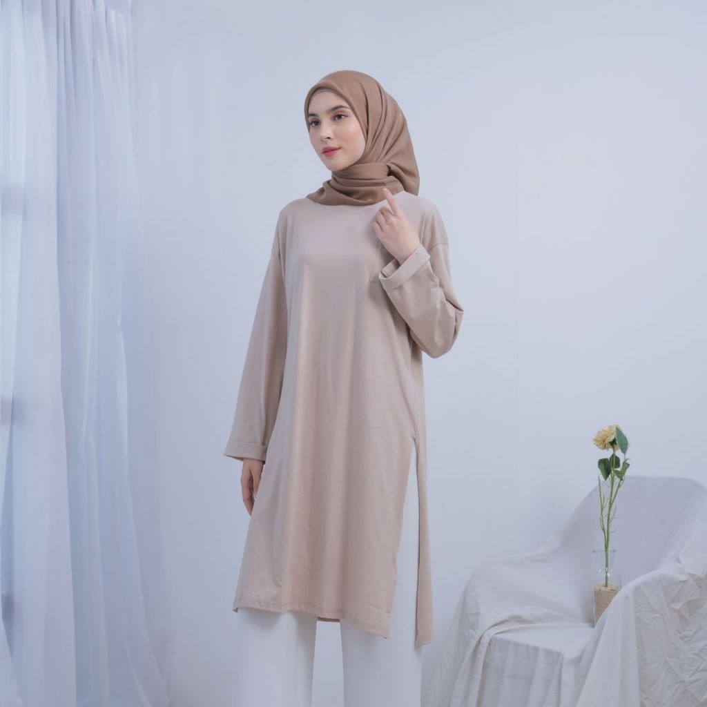 PARXETSHOP   -Sandria Tunik Cotton Combed 24s