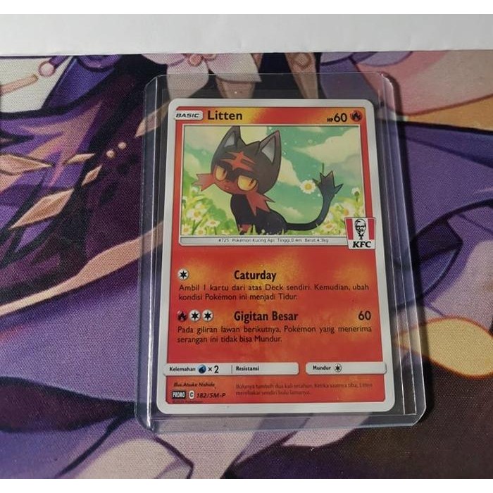 Novice Pokemon TCG Indonesia Promo pack KFC Litten
